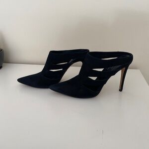 Black Raye Stiletto Heels